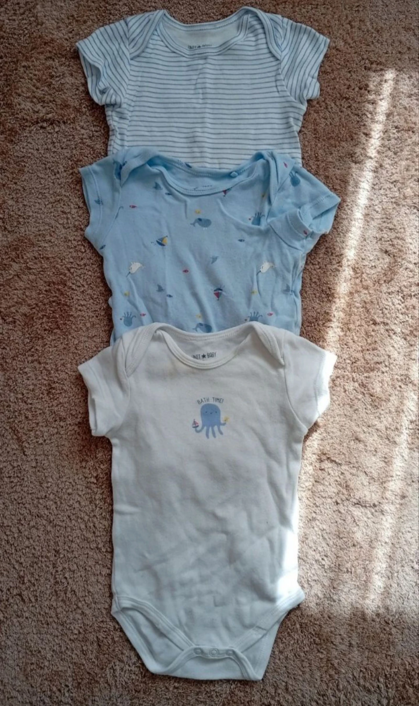 Lote 3 bodys bebé Unit | Talla 12 meses